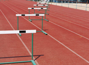hurdles track race