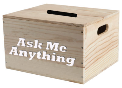 Ask me anything box
